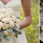 Eco Bridal Bouquets via Bliss Blog