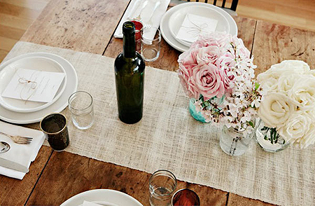 Lucy Dylan Weddings Blog Archive Affordable Table Runner Ideas