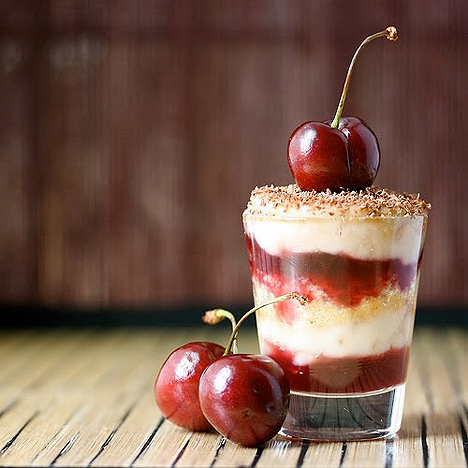 dessert in a shot glasses