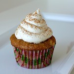 Apple Cupcakes w/ Cinnamon-Marshmallow Frosting