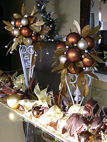 ornament centerpieces