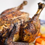 Roast Sticky Chicken Rotisserie Style