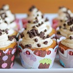 Chocolate Chip Cookie Dough Cupcakes