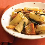 Rigatoni with Roasted Pumpkin and Goat Cheese