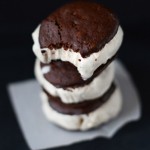 Vegan Chocolate Coffee Ice Cream Sandwich