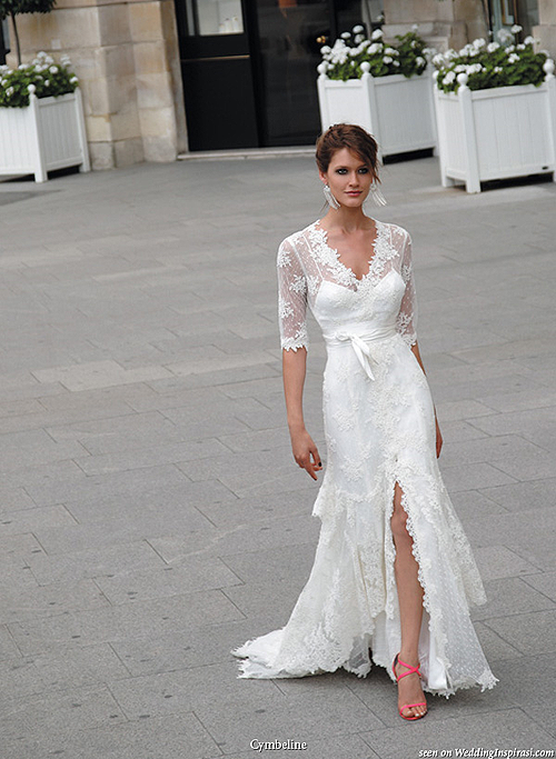 wedding dress with sleeves