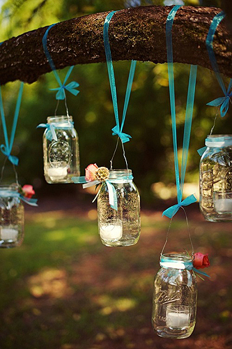 Tea-Lights mason jars