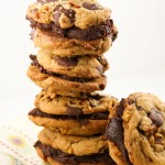 Ganache-Stuffed Chocolate Chip Cookies