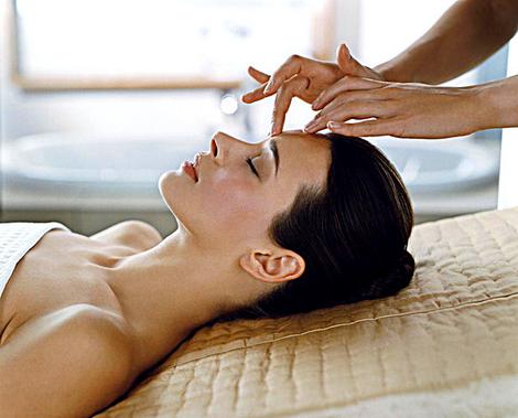 Elemis pressure point facial.