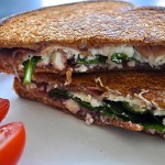 Grilled Cheese with Spinach & Pancetta