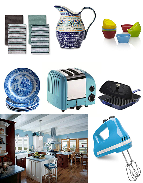 blue kitchen ideas