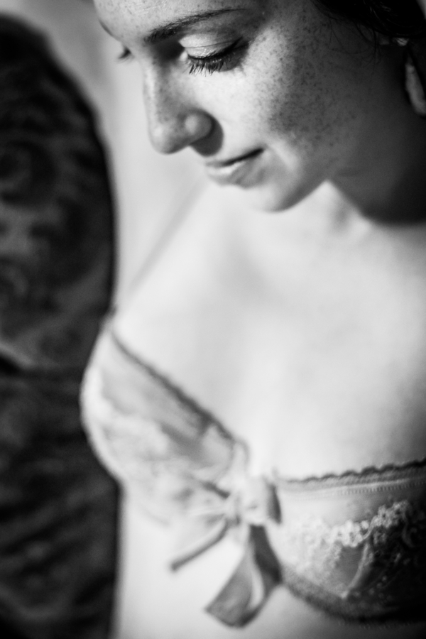 Black White Boudoir Session