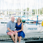 Real Lake City Marina, Minnesota Engagement: Amanda & Luke