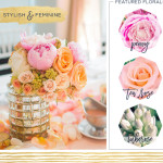 Stylish and Feminine Wedding Centerpiece Ideas